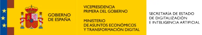Logotipo "Ministerio de asuntos económicos y transformación digital"